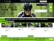 Tablet Screenshot of golpedepedal.com